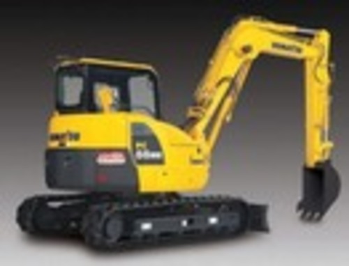 Product picture Komatsu PC88MR-8 manuals. O&M manual and parts book.