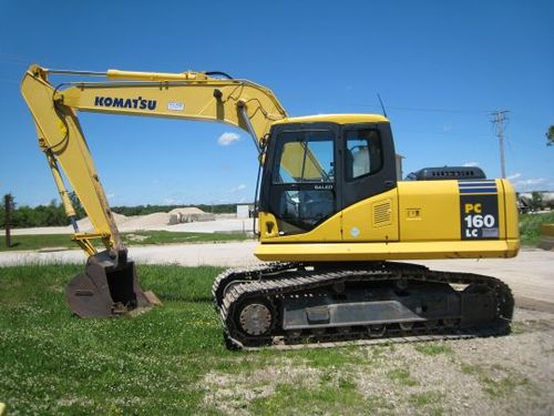 Product picture Komatsu PC160LC-7 manuals. Shop manual and operation manual