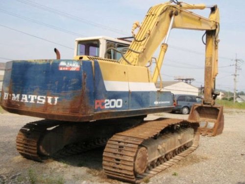 Product picture Komatsu PC200-5 workshop manual and operation manual. 