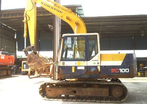 Product picture Komatsu PC100-5,PC120-5 operation and maintenance manual