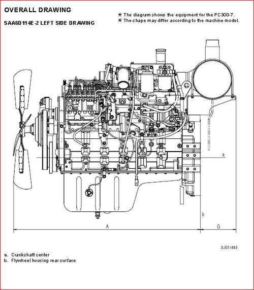 Product picture Komatsu 114 series diesel engine workshop manual.SAA6D114E-2