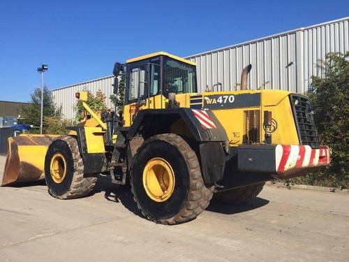 Product picture Komatsu WA470-5 operation & maintenance manual. s/n 50051 up