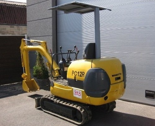 Product picture Komatsu PC12R-8,PC15R-8 manuals. 3 x manuals. 