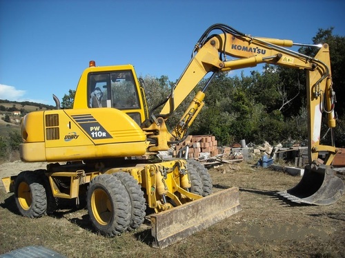 Product picture Komatsu PW110R-1 shop manual. s/n 2260010001 and up