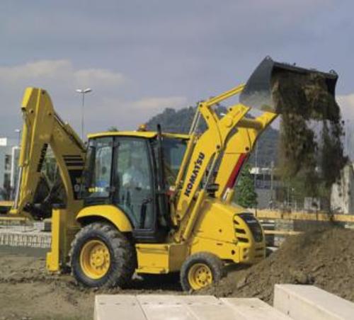 Product picture Komatsu WB91R-2 & WB93R-2  Shop manual & operation manual.