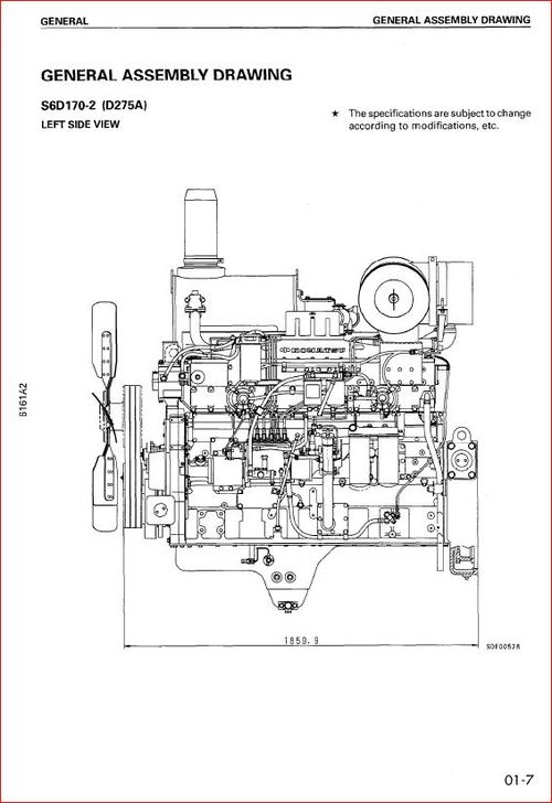 Product picture Komatsu S6D170E-2.SA6D170-2,SAA6D170-2 shop manual