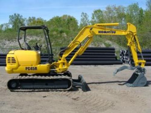 Product picture Komatsu PC35R-8 and PC45R-8 workshop manual