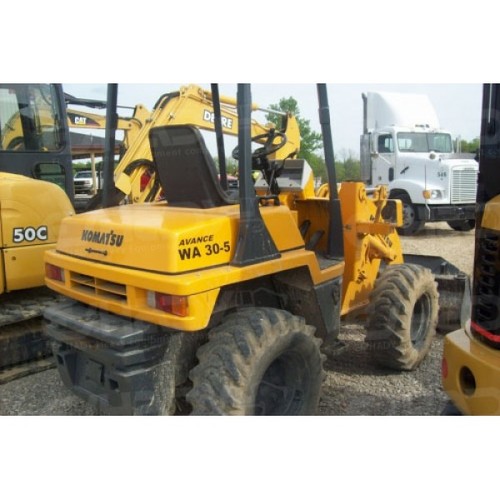 Product picture Komatsu WA30-5 shop manual and operation manual.  