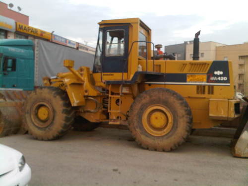 Product picture Komatsu WA380-1 and WA420-1 operation and maintenance manual