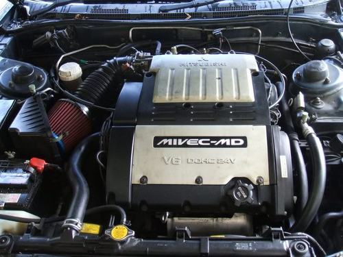 Product picture Mitsubishi 6A12-MIVEC engine & trany workshop manual. 1998