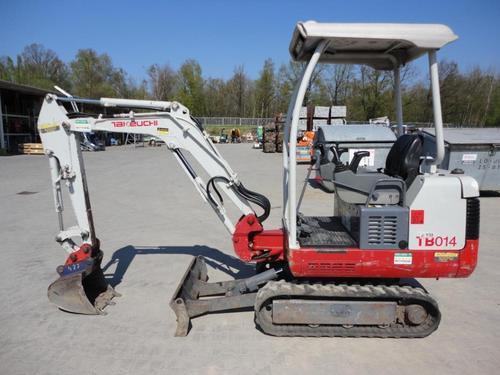 Product picture Takeuchi TB014 parts manual