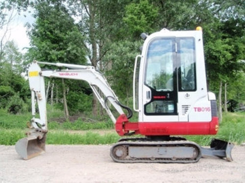 Product picture Takeuchi TB016 parts book