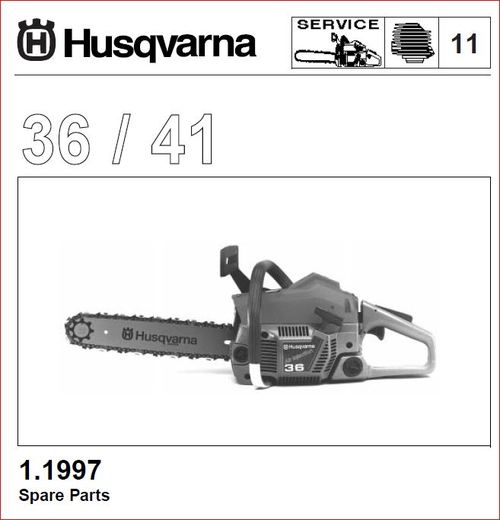 Product picture Husqvarna 36 and 46 parts list