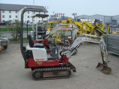 Product picture Takeuchi TB108 operators manual