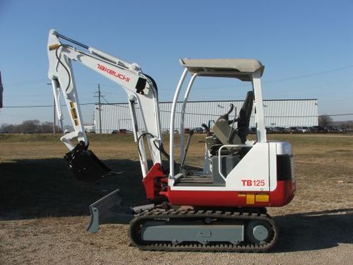 Product picture Takeuchi TB125 operators manual