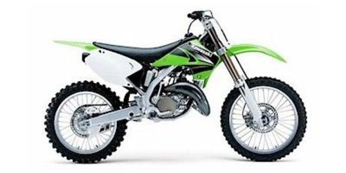 Product picture Kawasaki KX125 KX250  service manual. Year 2003, 2004, 2005,