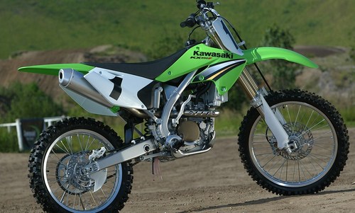 Product picture Kawasaki KX250F parts manual. 2005