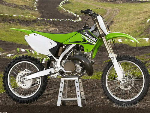 Product picture Kawasaki KX250R parts manual. 2006-2008