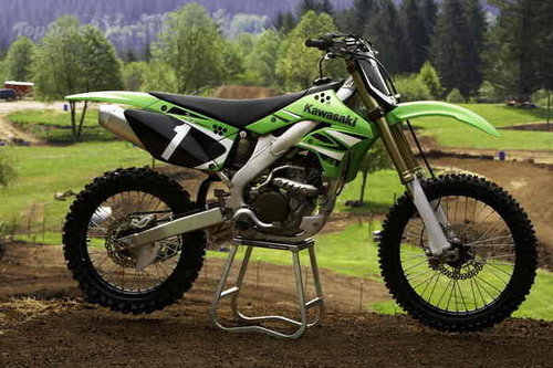 Product picture Kawasaki KX250F parts manual. Model  KX250T8F. Year 2008