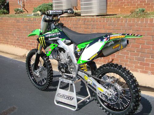 Product picture Kawasaki KX450F parts list. 2009