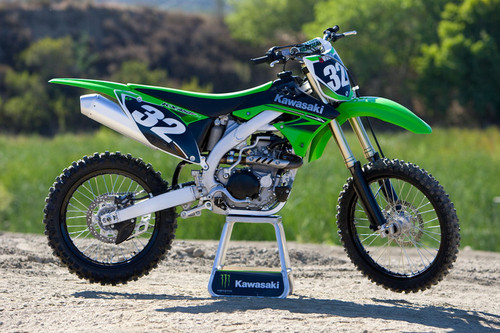 Product picture Kawasaki KX450F parts book. 2010
