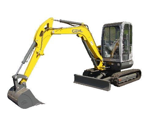 Product picture Gehl 383Z excavator parts manual. Edition 2008