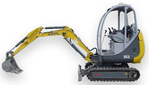 Product picture Gehl 153 excavator parts manual. Edition 2002