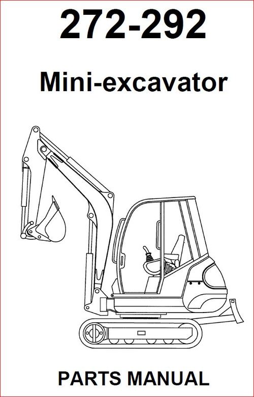 Product picture Gehl 272 and 292 parts manual. Edition 2001