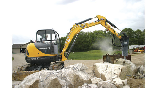 Product picture Gehl 503Z machine parts manual. Serial Number AC02471-up