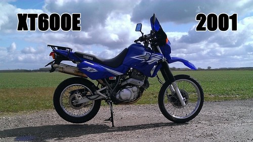 Product picture Yamaha XT600E parts manual. Edition 2001