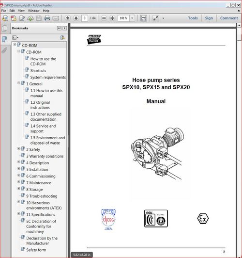 Product picture Bredel SPX10 SPX15 and SPX20 workshop manual