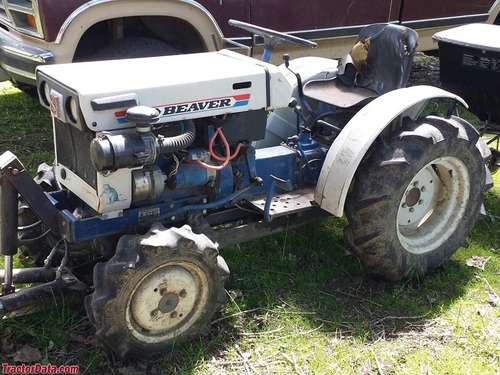 Product picture satoh beaver s370 tractor instruction book