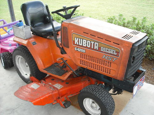 Product picture Kubota G4200H parts list