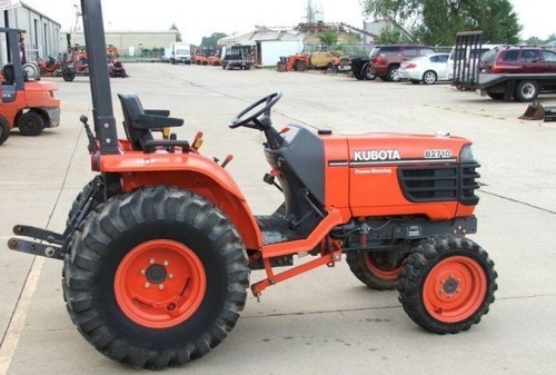 Product picture Kubota B2710HSD parts manual