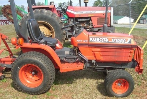 Product picture Kubota B1550HST and B1750HST Operators manual