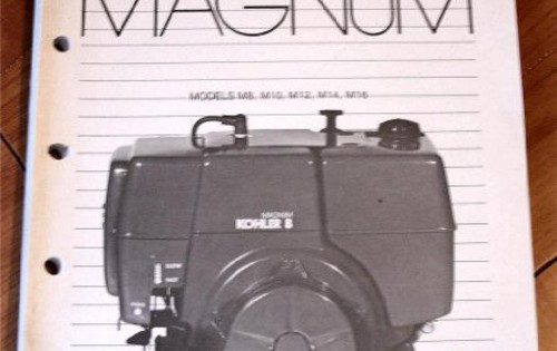 Product picture Kohler ,M14 and M16 service manual
