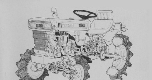 Product picture Iseki TX1000, TX1300, TX1500 operation manual