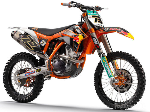 Product picture KTM 350SX-F repair manual. 2012