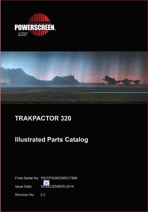 Product picture Terex trakpactor 320 parts list