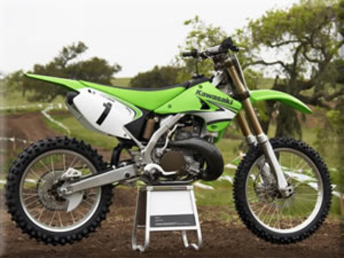 Product picture Kawasaki KX250R owners manual. 2007