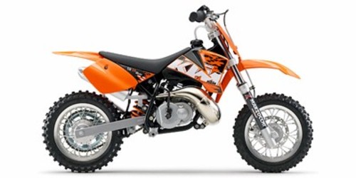 Product picture KTM 50 mini sx owners manual. 2008