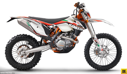 Product picture KTM 450EXC 2014 owners manual. 2014
