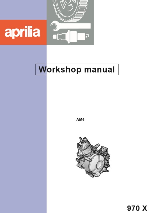 Product picture Aprilia AM6 engine workshop manual