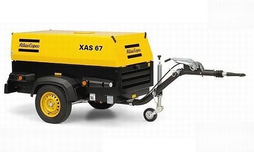 Product picture Atlas Copco XAS67 compressor instruction manual