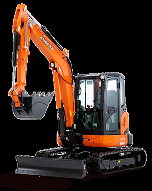 Product picture Kubota KX057-4 and U55-4 excavator operators manual 