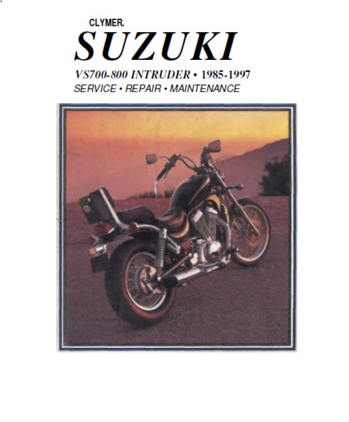 Product picture Suzuki VS700, VS800 service manual. 1985-97