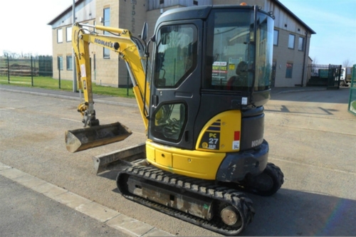 Product picture Komatsu PC27MR-2 shop manual. s/n 15001 and up