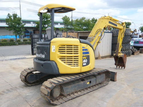 Product picture Komatsu PC40MR-2 workshop manual. Serial number 8001 and up