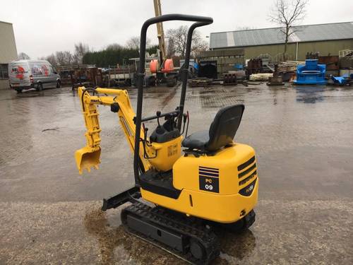 Product picture Komatsu PC09-1 excavator shop manual and engine shop manual