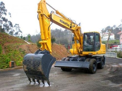 Product picture Komatsu PW170ES-6K rubber tyred excavator shop manual